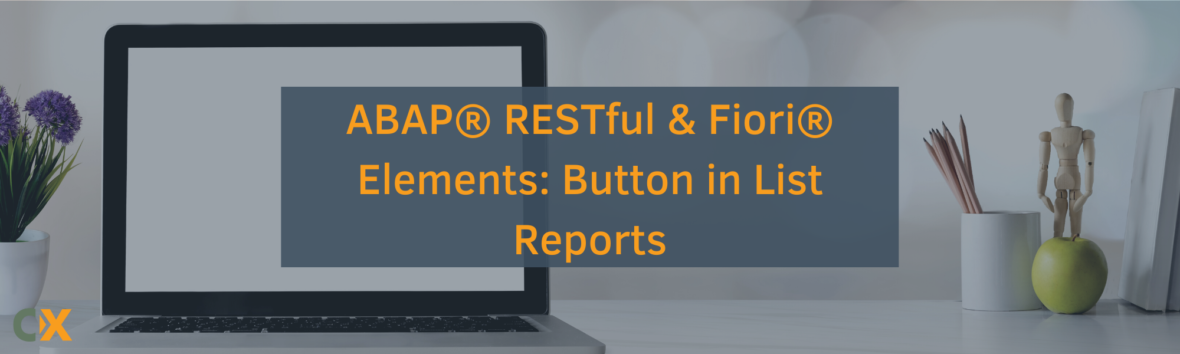 ABAP RESTful & Fiori Elements