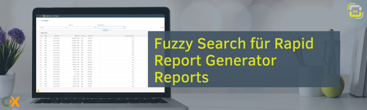 Fuzzy Search für Rapid Report Generator Reports